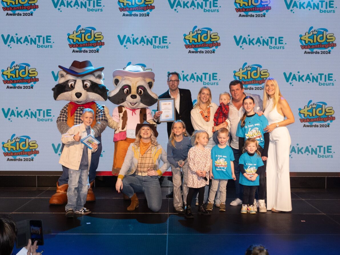 Slagharen wint twee Kids Vakantiegids Awards
