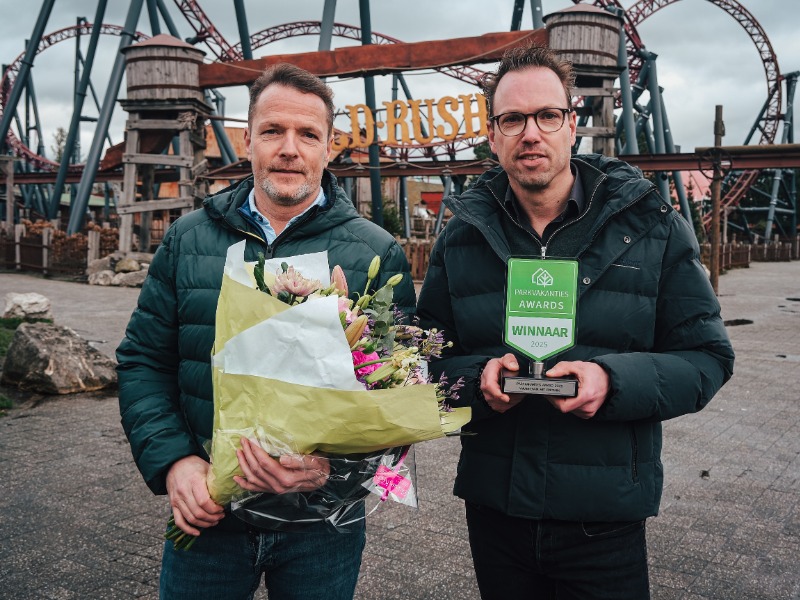 Slagharen gewinnt Parkvakanties Award 2025 für ‚Ferienpark mit Freizeitpark‘