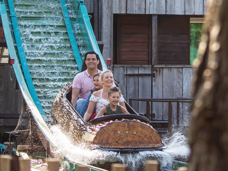 Family on ripsaw falls