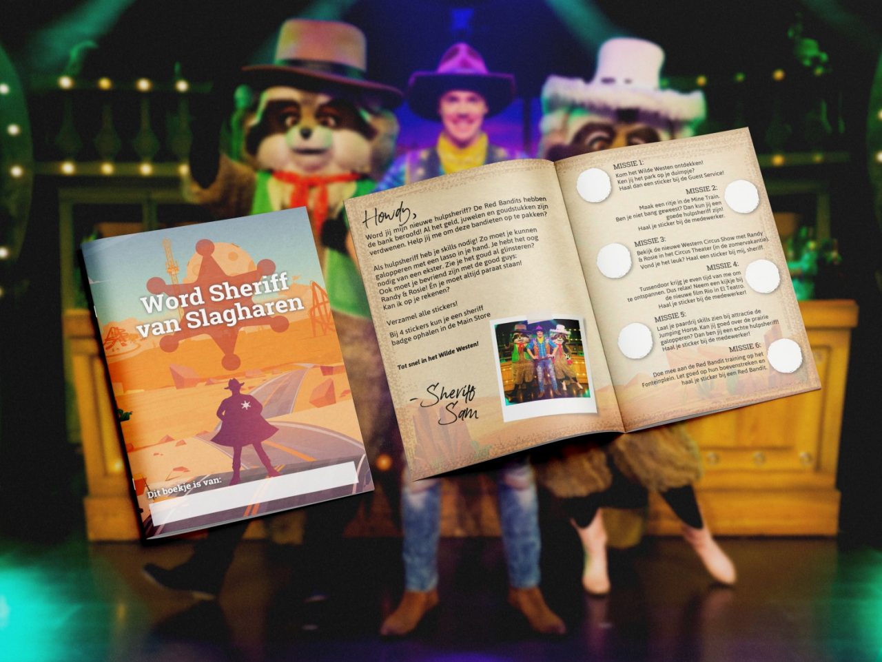 Become sheriff of Slagharen booklet