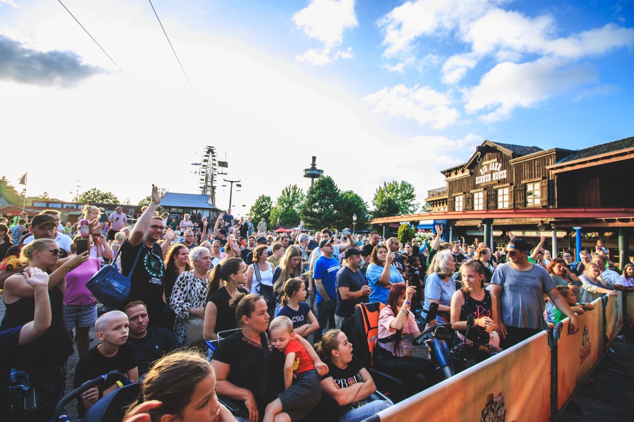 Publiek bij de wild west summer